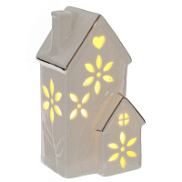 Фигурка декоративная "Дом" (подсветка, 3xLR44 н/п), L7,5 W6,5 H14 см оптом