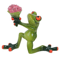 Фигурка декоративная "Лягушка", L13,5 W7 H11 см оптом