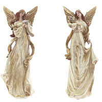 Фигурка декоративная "Ангел", L8,5 W6,5 H22,5 см, 2в. оптом