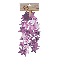 Украшение новогоднее Бусы "Звезды", D5,5 см, L1,8 м оптом