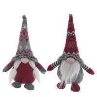 Игрушка набивная "Гном", L15 W9 H24/17 см, 2в. оптом