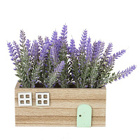 Цветочная композиция "Лаванда", L17 W6 H17,5 см оптом