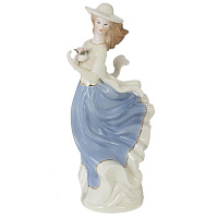 Фигурка декоративная "Девушка", L11,5 W9,5 H28,5 см оптом