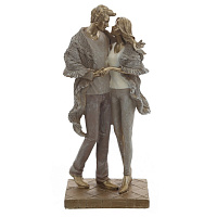 Фигурка декоративная "Влюбленная пара", L11 W8 H25 см оптом