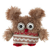 Игрушка набивная "Сова", L15 W8 H15 см оптом
