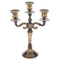 Подсвечник для трех свечей, L23 W11 H33,5 см оптом