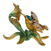 Шкатулка "Колибри", L9 W8 H7 см оптом