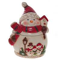 Конфетница "Снеговик", L11,5 W10,5 H14,5 оптом