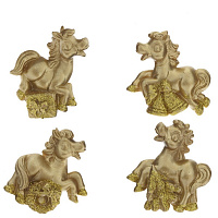 Магнит "Лошадка", L5 W1,5 H6 см, 4в. оптом