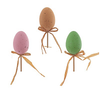 Изделие декоративное (вставка) "Яйцо пасхальное" (3,5*5,5) (блок 12 шт), L4 W4 H25 см, 3в. оптом