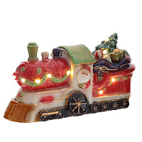 Фигурка декоративная с подсветкой "Поезд" (3хАА, н/п), L35 W11,5 H18,5 см оптом