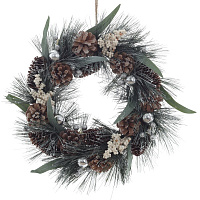 Изделие декоративное "Венок", L34 W7 H34 см оптом