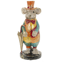 Фигурка декоративная "Мышь", L10,5 W10 H24,5 см оптом