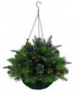 Кашпо хвойные новогодние