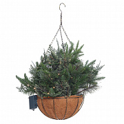 Кашпо хвойные новогодние